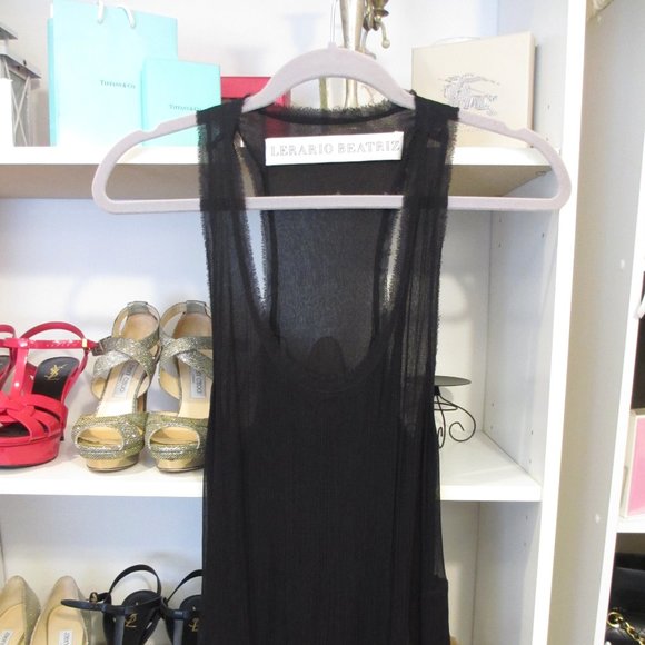 Lerario Beatriz Designer Black top with sequin - Picture 3 of 6